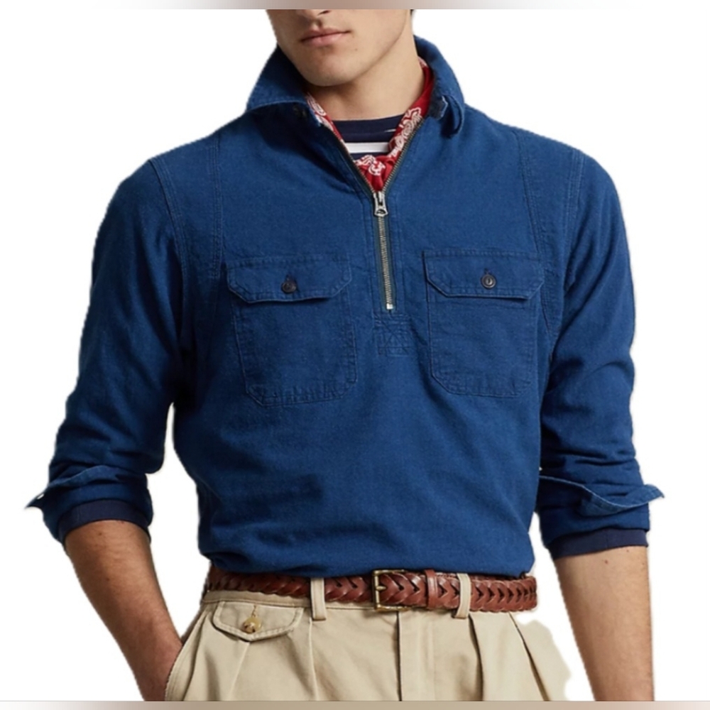 Polo Ralph Lauren Classic Fit Indigo Popover